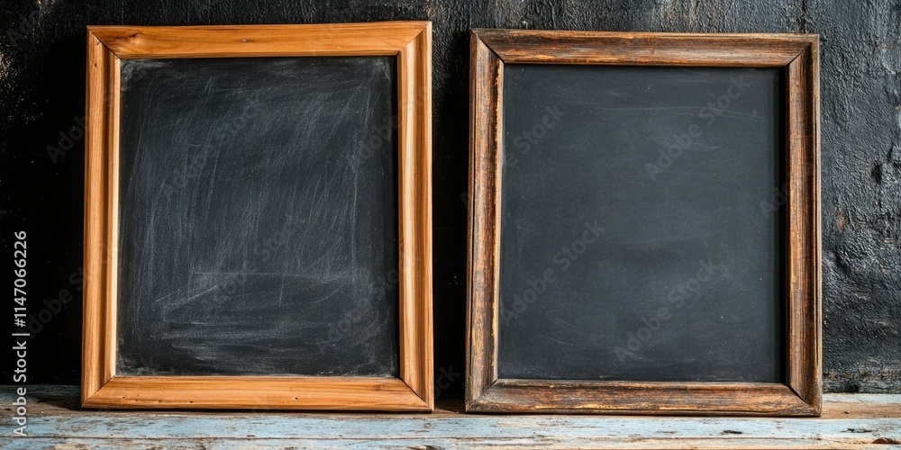 Chalkboard Art Display on Wall Chalkboard Art Display on Wall