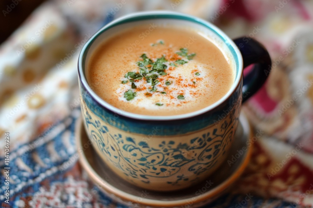 Creamy and Flavorful Soup in a Beautiful Cup Creamy and Flavorful Soup in a Beautiful Cup