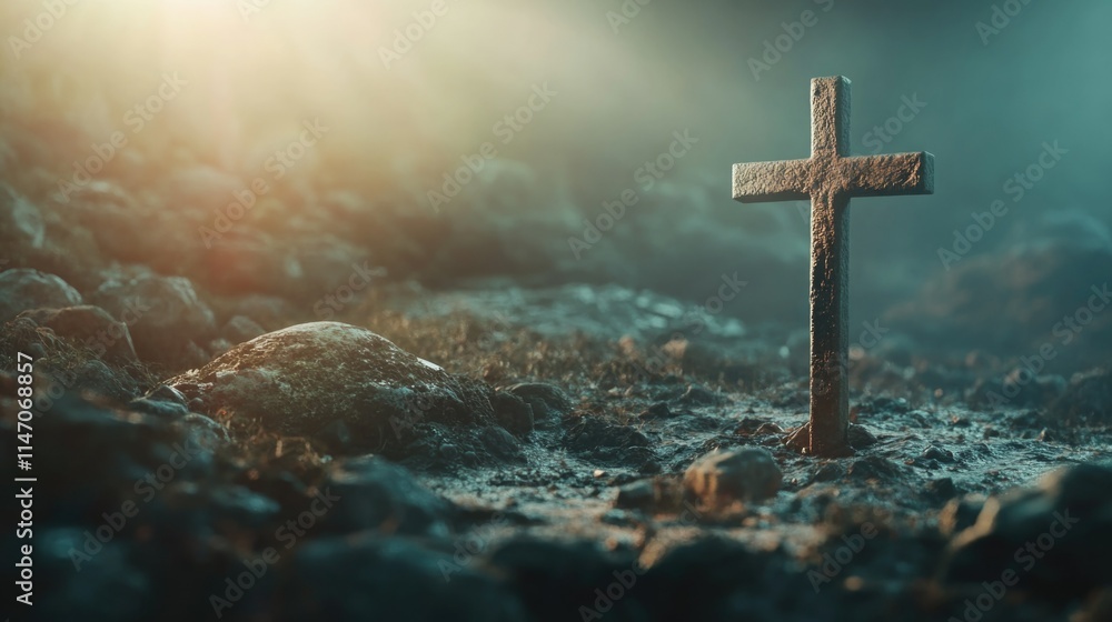 Fototapeta premium Desolate Crucifix