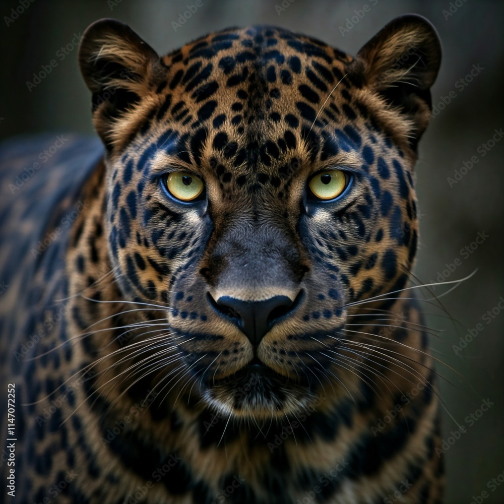 Fototapeta premium portrait of a leopard