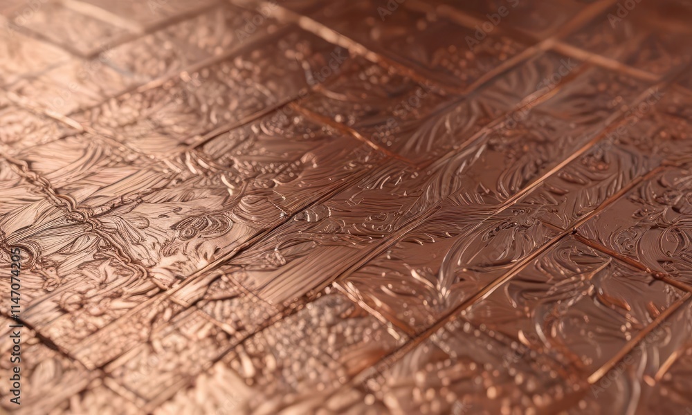 brushed copper surface with intricate patterns, mechanical, rusty, metallic brushed copper surface with intricate patterns, mechanical, rusty, metallic