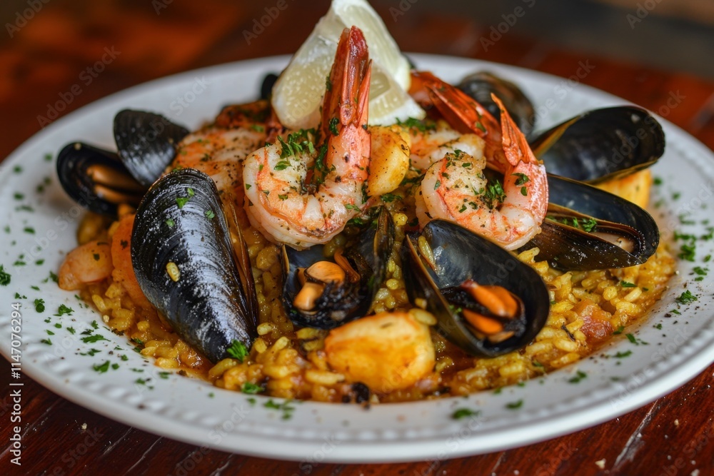 Seafood Paella - A Culinary Delight Seafood Paella - A Culinary Delight