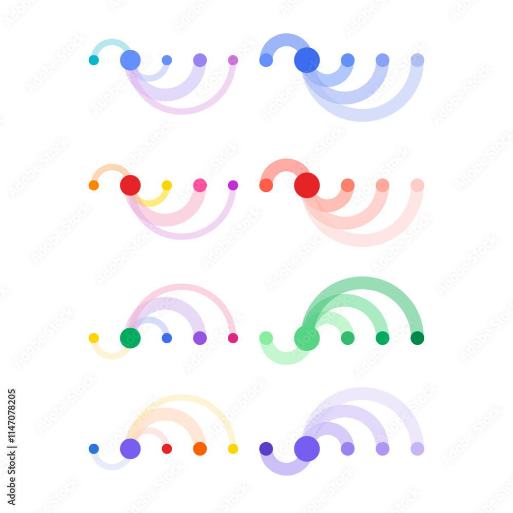 Arc diagram 5 bright Arc diagram 5 bright