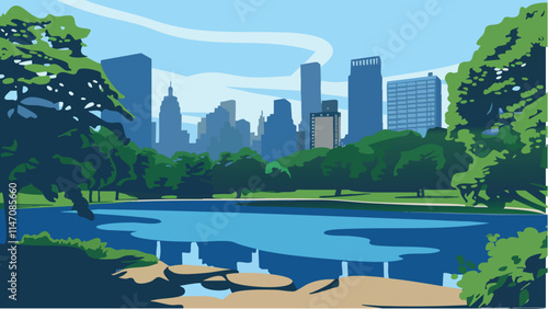 A Digital Canvas of Central Park and the City.eps