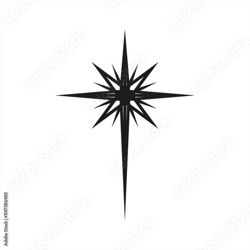 star vector logo. alone star, vector 10 eps.