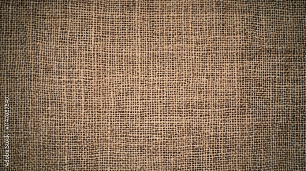 Brown Burlap Fabric Texture Close Up Brown Burlap Fabric Texture Close Up