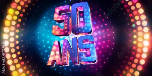 50 ans boule à facettes