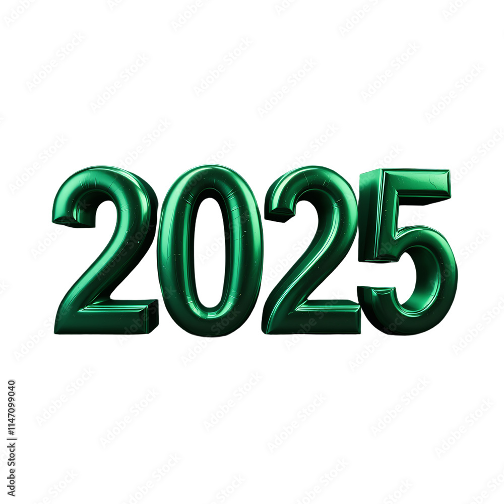 happy new year 2025 with metalic greencolor happy new year 2025 with metalic greencolor