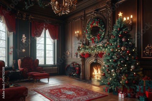 Wallpaper Mural Christmas Torontodigital.ca