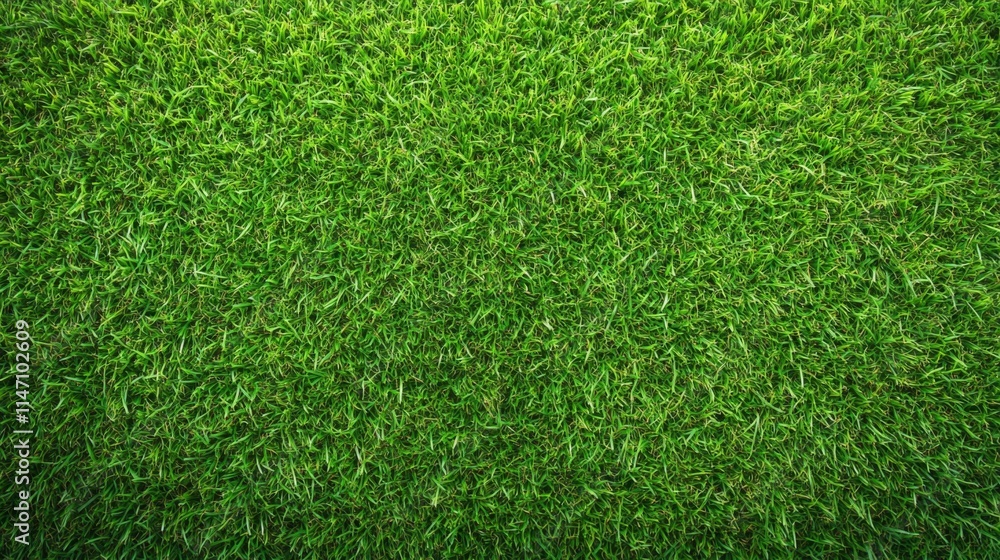 Obraz premium Lush Green Grass Field Texture Background