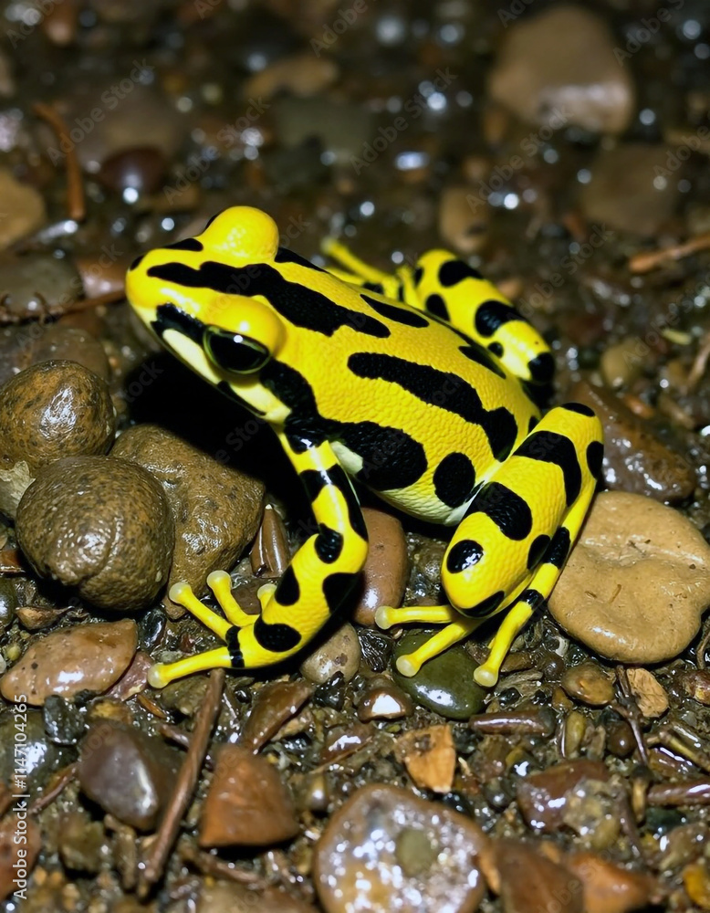 Fototapeta premium frog in the pond