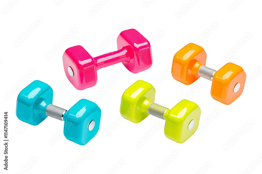 dumbbell isolated on white background dumbbell isolated on white background