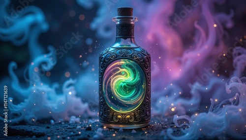 bottle of magic potion