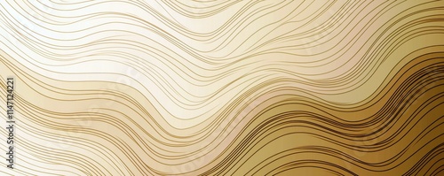 Abstract Warm Tones Flowing Lines Pattern on Neutral Background for Various Creative and Decorative Applications