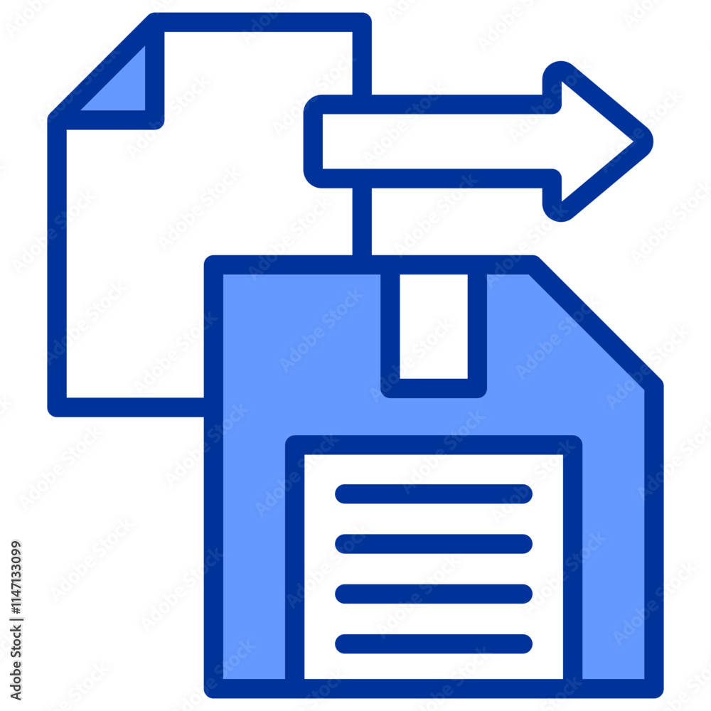 Economic and Industrial Growth BLue Icon Economic and Industrial Growth BLue Icon