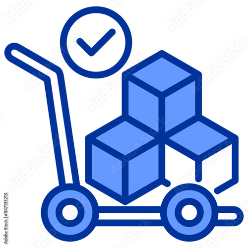 Economic and Industrial Growth BLue Icon