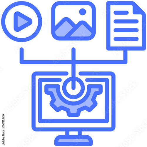 Content Management System Icon