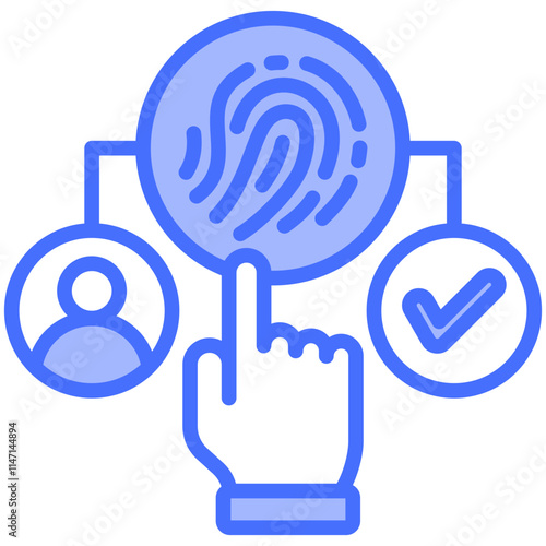 Biometric Authentication Icon