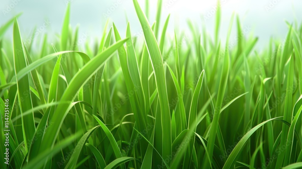 Fototapeta premium Discover the beauty of urban gardening with lush green papyrus plants, bringing life to city spaces in a vibrant way.