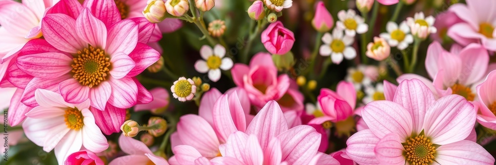 Beautiful pink and white ranunculus flowers blooming in a garden, fresh, vibrant Beautiful pink and white ranunculus flowers blooming in a garden, fresh, vibrant