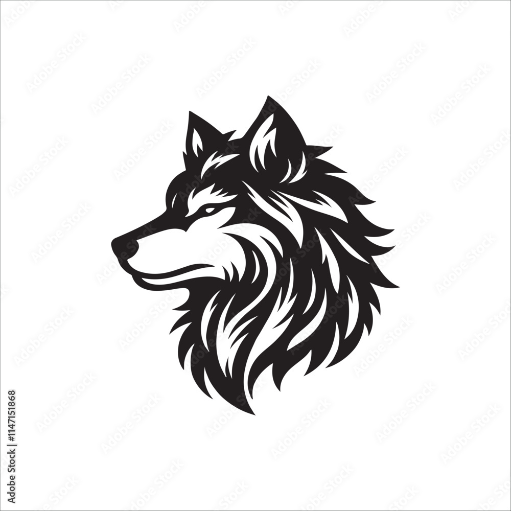 wolf head vector wolf head vector
