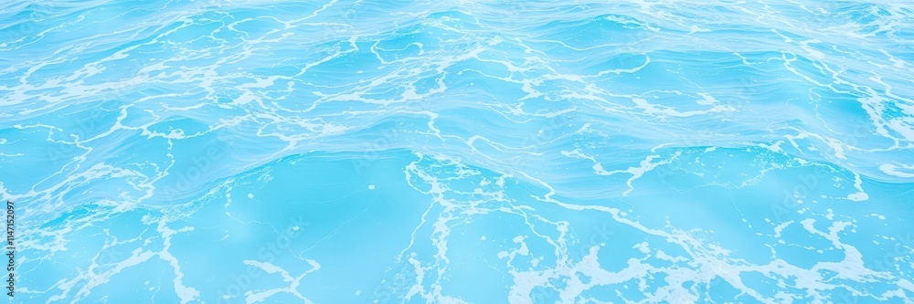 Clear blue turquoise water with foamy waves crashing, crystal, surf Clear blue turquoise water with foamy waves crashing, crystal, surf