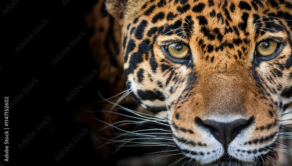 Obraz premium Close-Up of a Jaguar