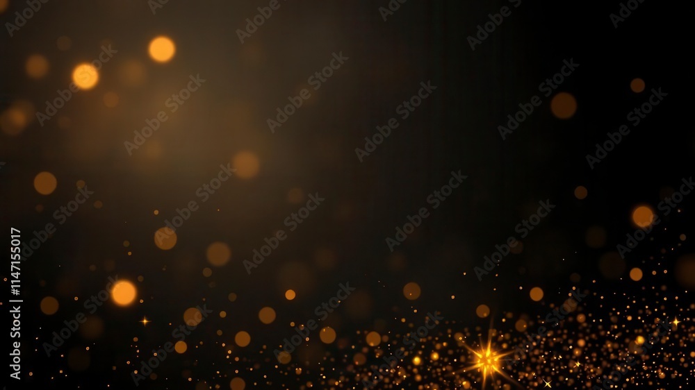 Vector gold glitter particles background effect with sparkling and shimmering gold particles on a dark background, background, glitter Vector gold glitter particles background effect with sparkling and shimmering gold particles on a dark background, background, glitter
