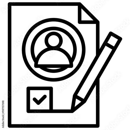 Interface Management Linieal Icon