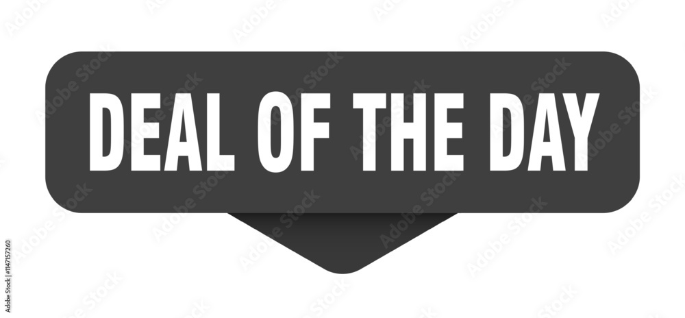 DEAL OF THE DAY banner, button, sign DEAL OF THE DAY banner, button, sign