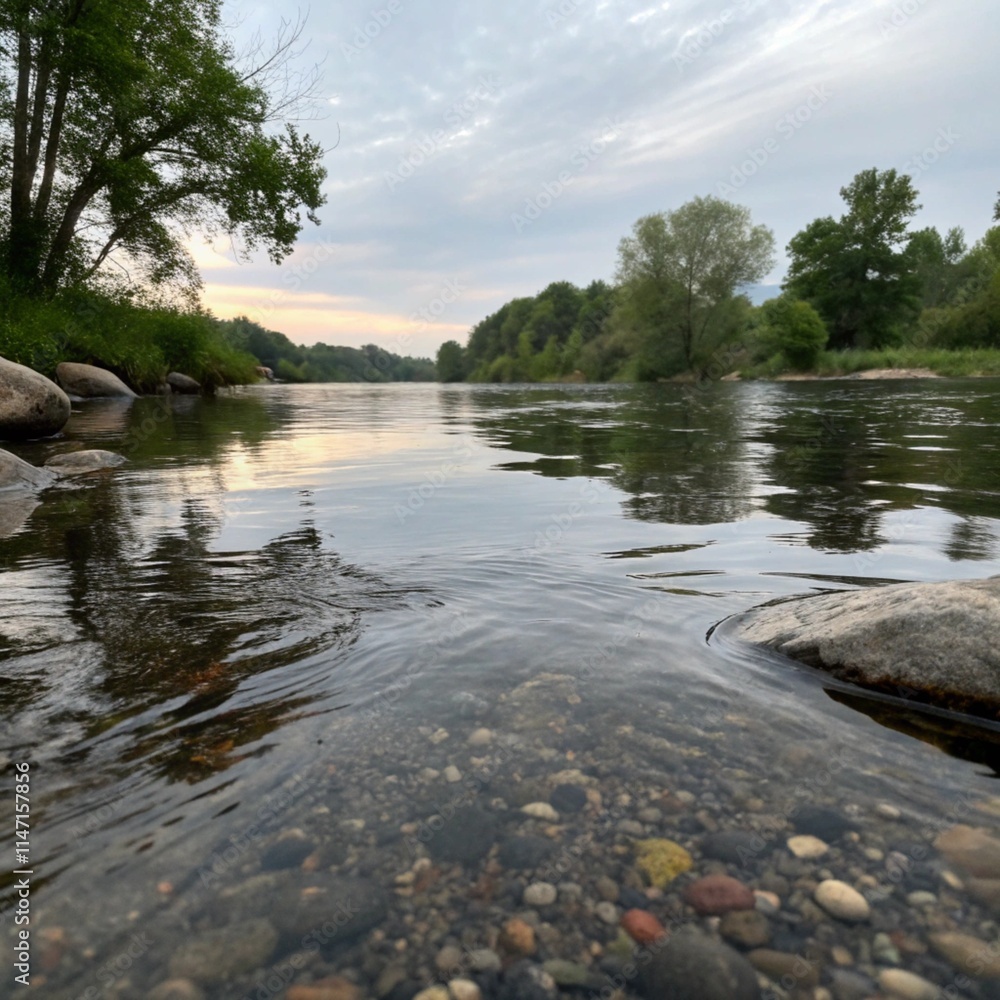 Naklejka premium River