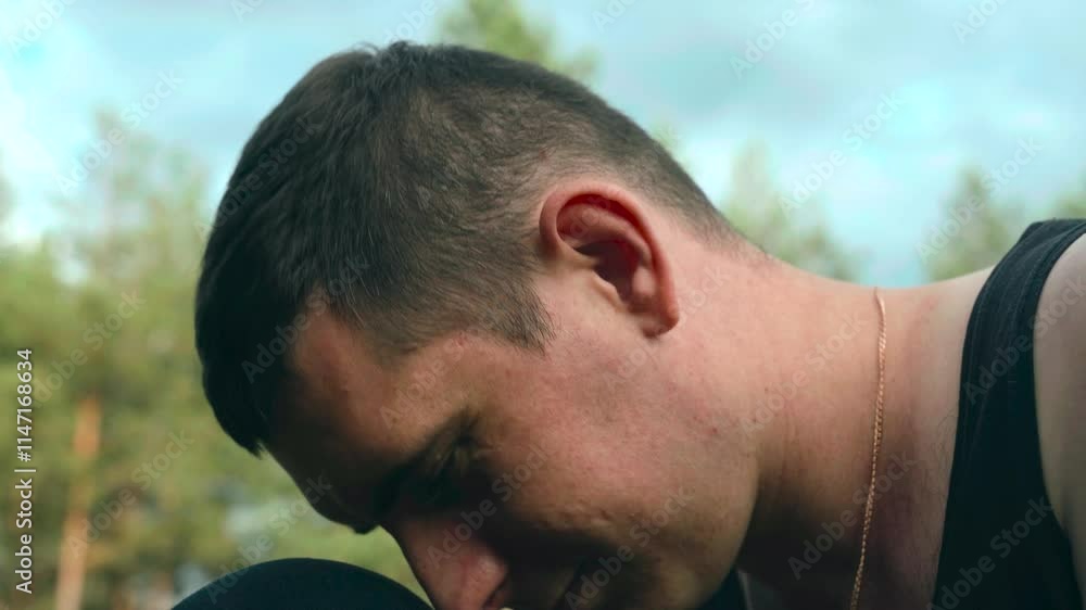A tender moment unfolds as two individuals share a deep emotional connection. The atmosphere is tranquil, with soft natural light enhancing their intimate exchange, surrounded by nature. A tender moment unfolds as two individuals share a deep emotional connection. The atmosphere is tranquil, with soft natural light enhancing their intimate exchange, surrounded by nature.