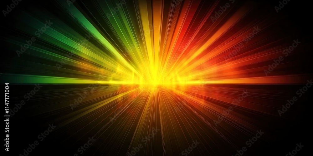 abstract dark background of light with stripes of colourful rays moving from the center abstract dark background of light with stripes of colourful rays moving from the center