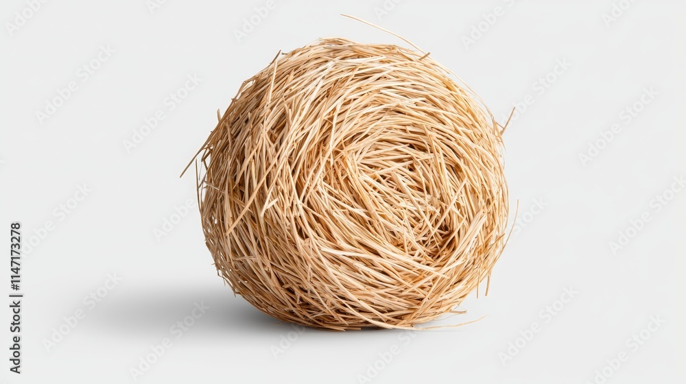 Tumbleweed with visible texture and depth, placed solo on white background, subtle shadow for clean ad design and easy overlaying Tumbleweed with visible texture and depth, placed solo on white background, subtle shadow for clean ad design and easy overlaying
