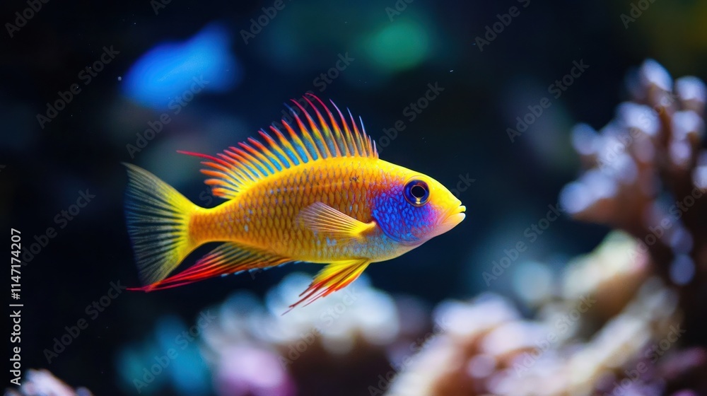 Colorful Fish in the Ocean. Colorful Fish in the Ocean.