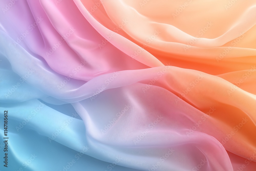 Obraz premium Pastel ombre fabric texture background. (1)