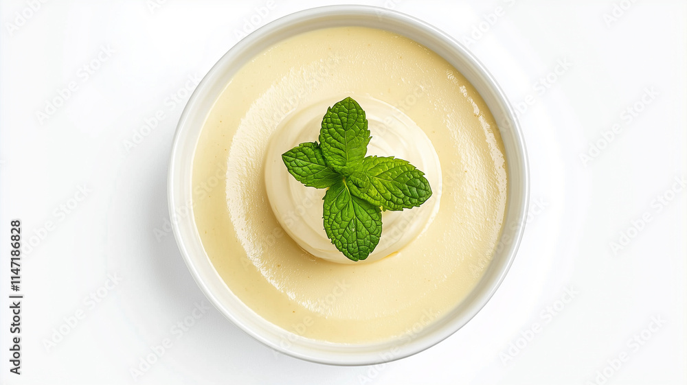 Fondu on a plate on white background
Fondu on a plate on white background