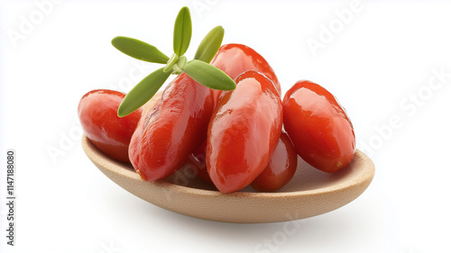 Goji berry isolated on a white background, close up 