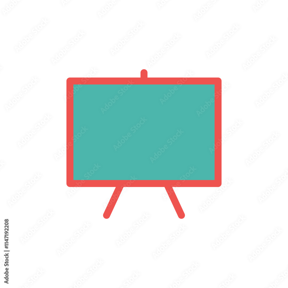 Flat icon in black and white style interactive whiteboard. Flat icon in black and white style interactive whiteboard.