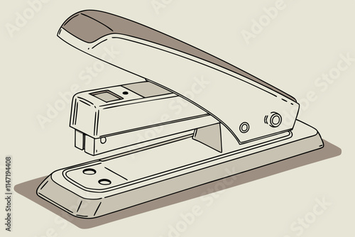 stapler office equipment object
