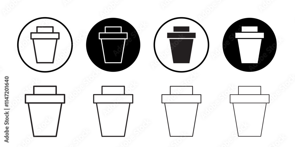 Lattle icon Flat line symbol Lattle icon Flat line symbol