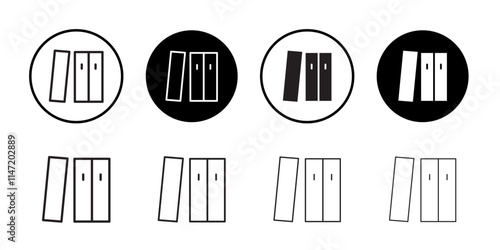 Stack icon Flat line symbol