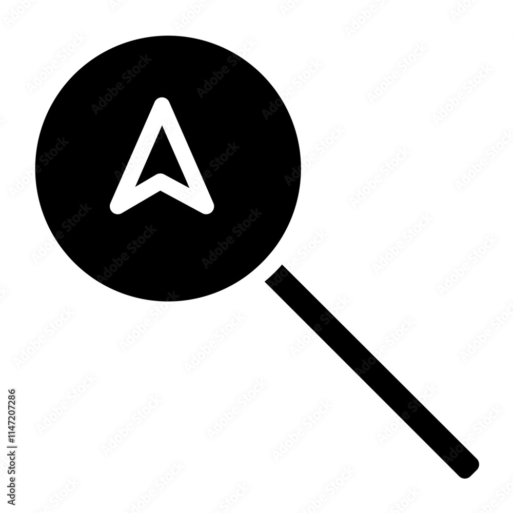 City Direction Find Glyph Icon City Direction Find Glyph Icon