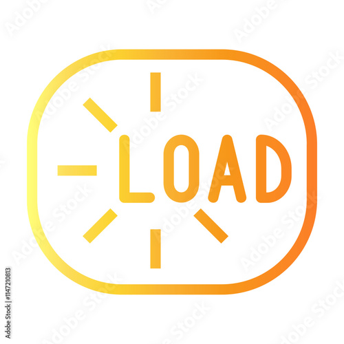 loading Line Gradient Icon