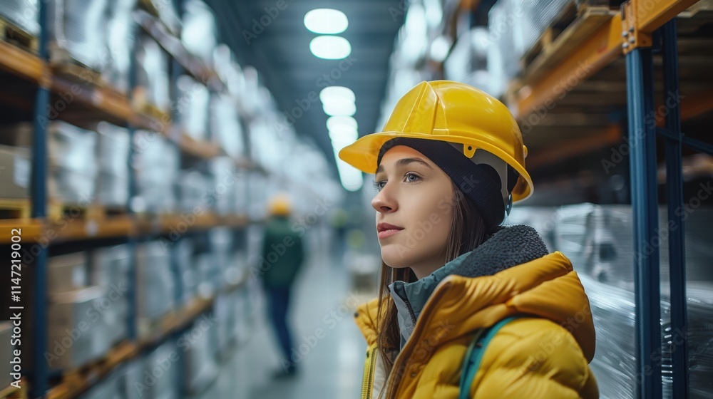 A cold storage facility where processed foods are stored, with workers monitoring temperature and handling for safe transport in the supply chain A cold storage facility where processed foods are stored, with workers monitoring temperature and handling for safe transport in the supply chain