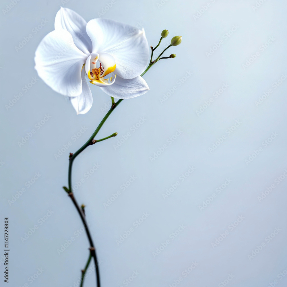 Fototapeta premium Concept photo of orchids with space for text