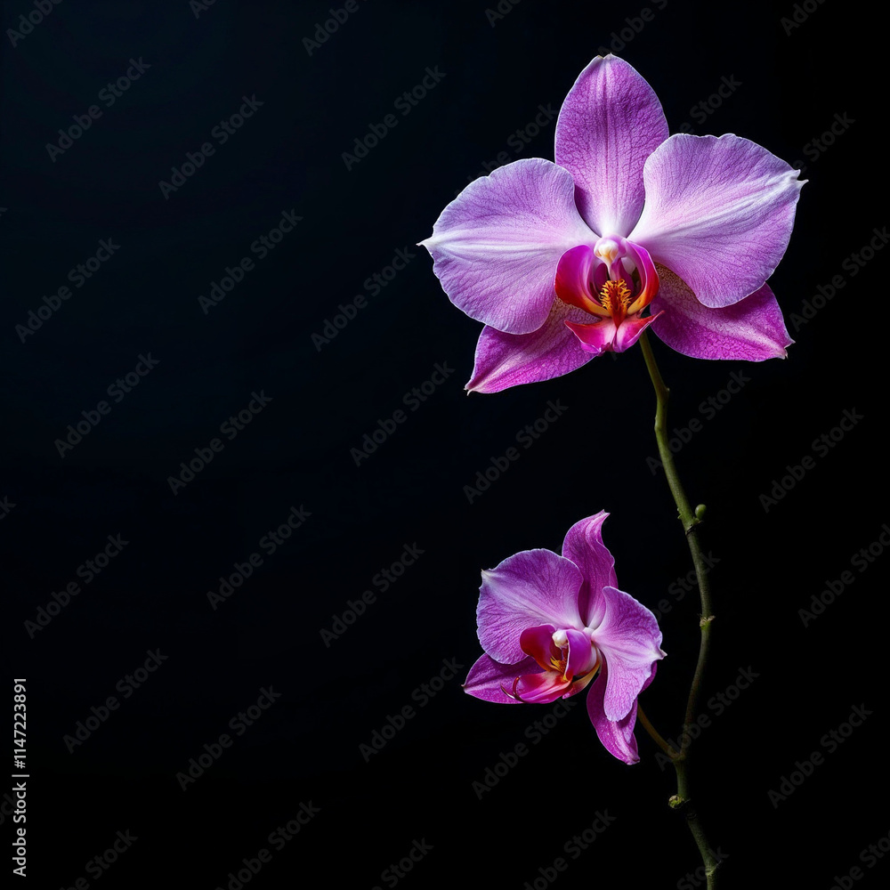 Concept photo of orchids with space for text Concept photo of orchids with space for text
