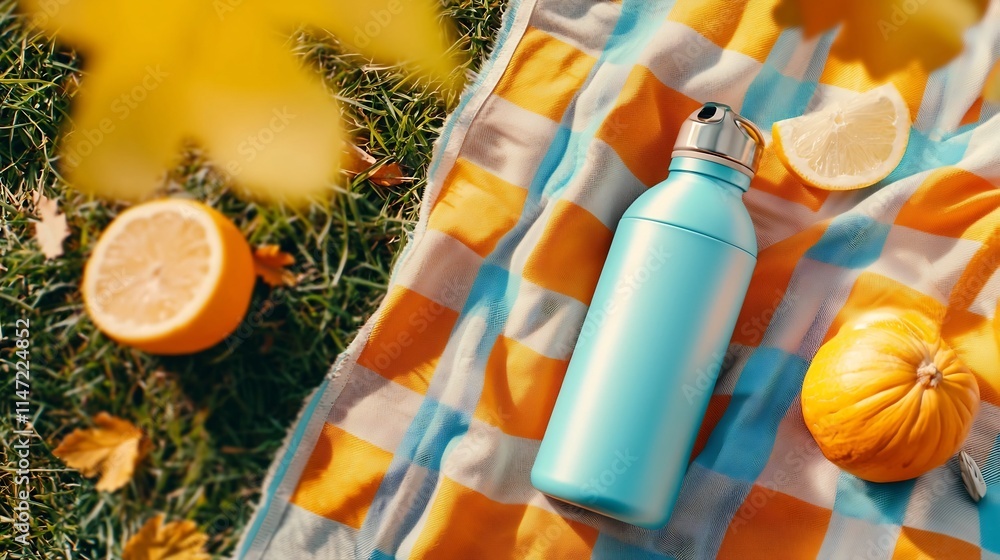 Reusable water pouch mockup lying on a picnic blanket with a clean flexible design This eco friendly container template is perfect for branding packaging and product presentations Reusable water pouch mockup lying on a picnic blanket with a clean flexible design This eco friendly container template is perfect for branding packaging and product presentations