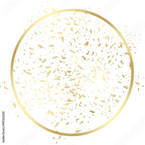Gold splash elements,frame with gold splashes,gold frame