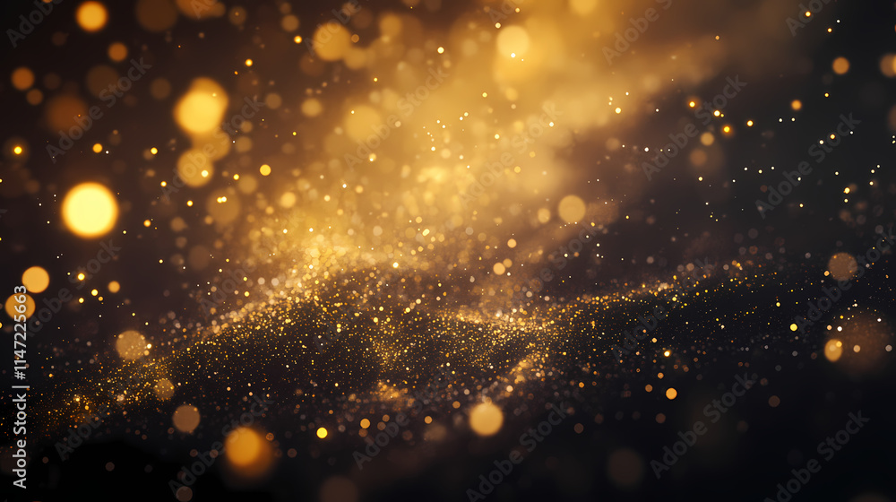 Obraz premium Stunning light burst with radiant golden rays illuminating the darkness, perfect for backgrounds and creative designs, cutout, png, horizontal. Illumine. Illustration